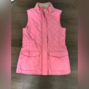 Peter Millar Pink Tan Addison Quilted Vest Sz XS